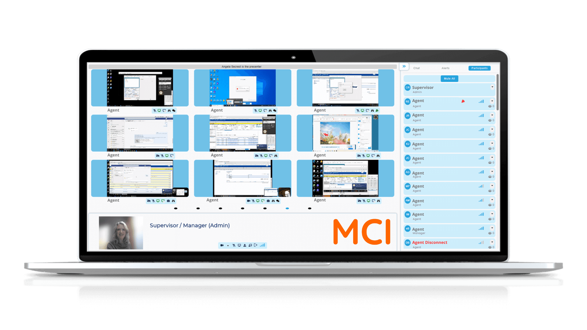 Remote Call Center Services with MCI and CollaborationRoomAI