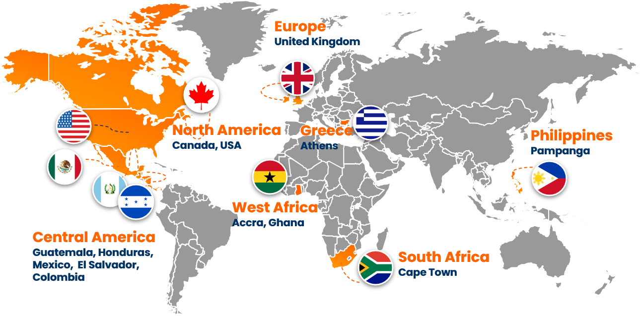MCI Call Center Map